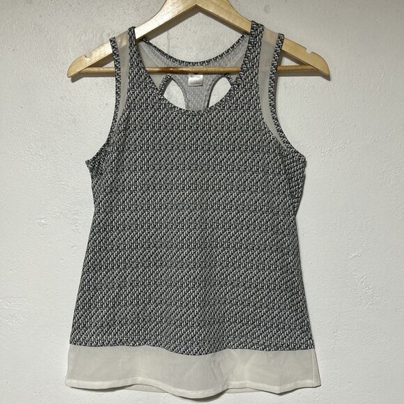 Soybu Womens Athletic Shirt Top Sz. Small Gray White Yoga Workout Training - Picture 2 of 16